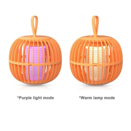 One or Two Pumpkin-Shaped Bug Zapper with LED Lights - Image 2