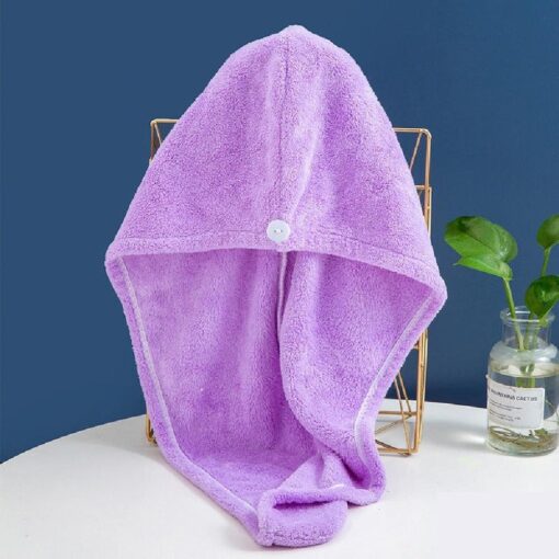 One, Two or Four Ultra Plush Microfiber Hair Towel Wrap - Image 18