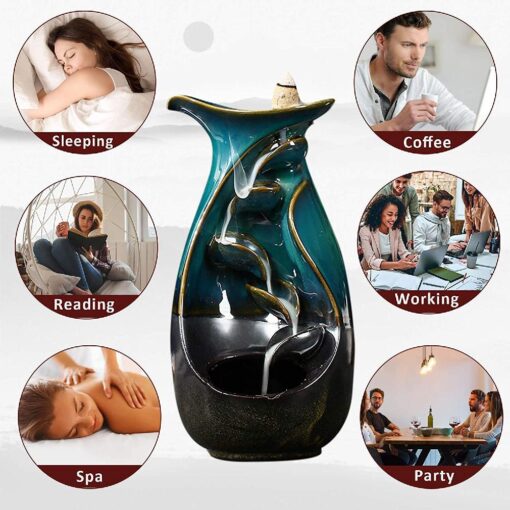 Aromatherapy Diffusers Waterfall Incense Burner - Image 13