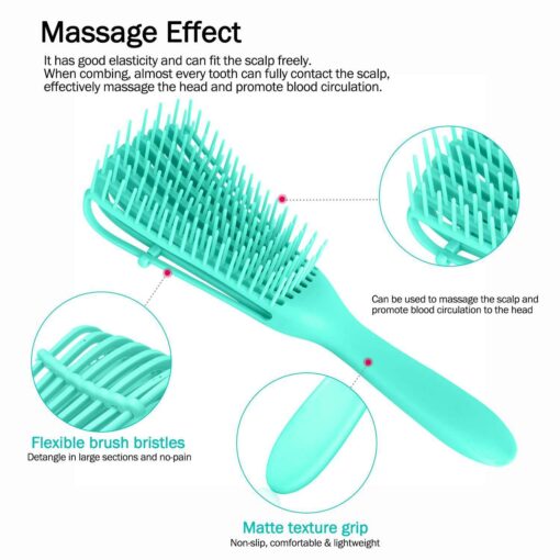 One or Two Scalp Detangling Knots Detangling Massage Comb - Image 4