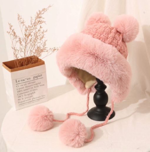 Winter Oversize Head Warmer with Pom Pom - Image 7