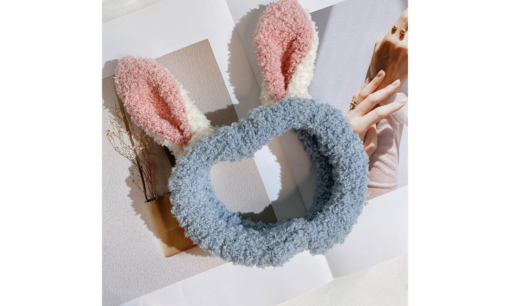 One or Two Elastic Plush Bunny Ears Headband 2022-03-09 NL - Image 7