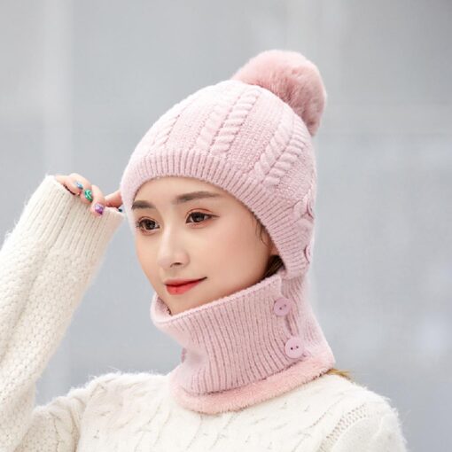 Winter Warm Knitted Cap＆Neck Warmer Sets - Image 22