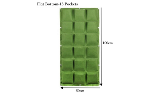 18, 25, 36, 49, or 64 Pockets Hanging Garden Wall Flower Planter Bag - Image 3