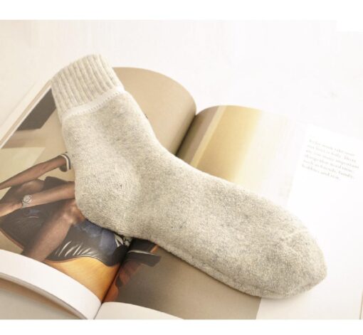 6 or 12 Pairs Soft Cozy Wool Socks for Men - Image 14