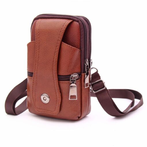 Fashion PU Leather Waist Multifunction Ba - Image 6