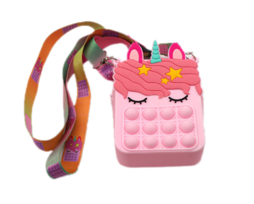 Unicorn Push Pop Fidget Bubble Shoulder Bag - Image 3