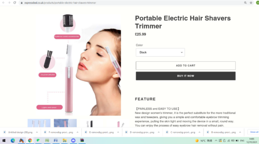 Portable Electric Eyebrow Trimmer - Image 7