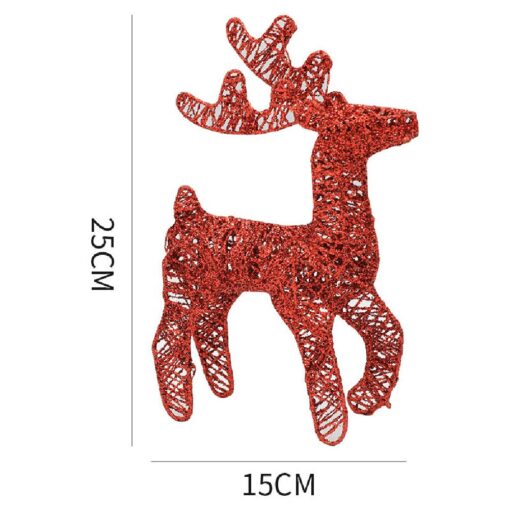 One or Three Iron Christmas Reindeer Decoration - Image 8