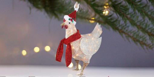 Four-Piece Christmas Scarf Chicken Ornament Sets Relaunch 2022-11-0 - Image 10