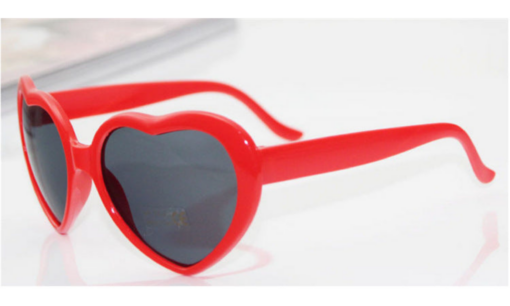 Love Heart Shape Sunglasses with Heart Filter - Image 15