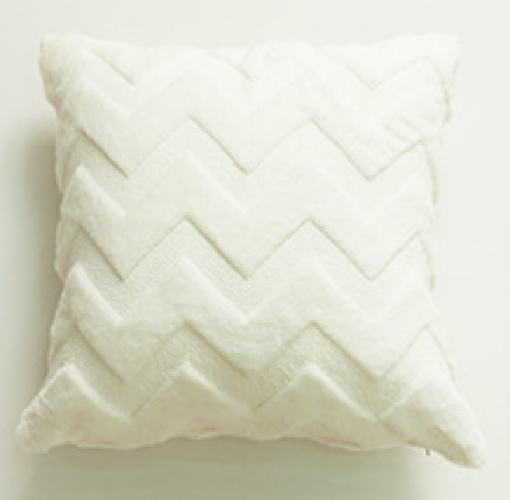 Elegant Wave Pattern Plush Pillow Cushion - Image 13