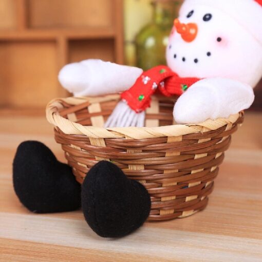 One or Five Christmas Candy Storage Basket Decoration - Image 2