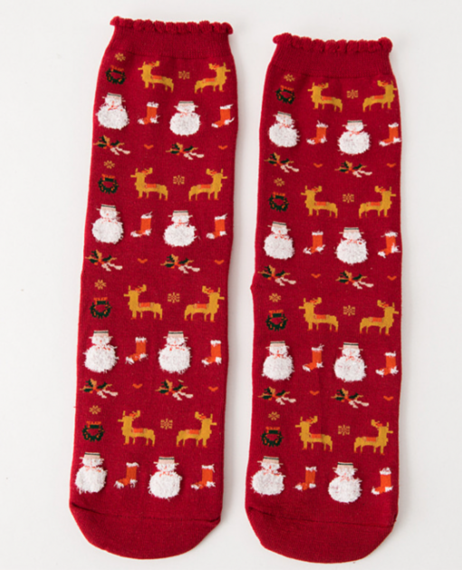 3 Pairs Christmas Cotton Socks - - Image 13