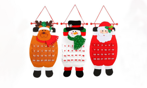 Christmas Advent Hanging Calendar with 24 Pockets - Image 10