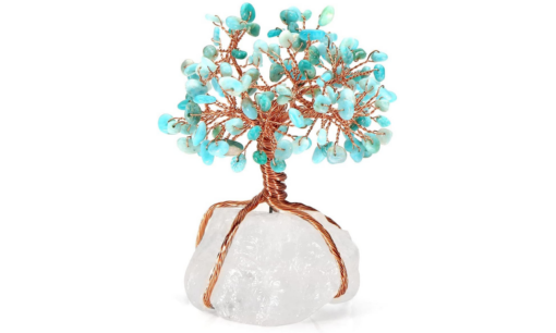 Three Styles Crystal Lucky Tree Healing Crystals Copper Money Tree Spiritual Gift - Image 26