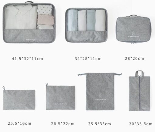 7Pcs Packing Cubes for Suitcases - Image 2