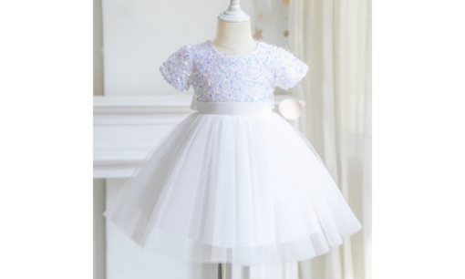 Kid's Princess Sequins Gauze Tutu Dress - Image 5