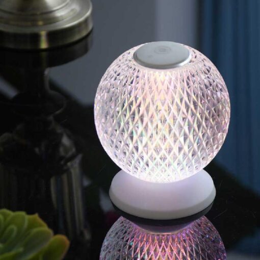 Glass Ball USB Desk Lamp Touch Sensor Lamps - Image 13