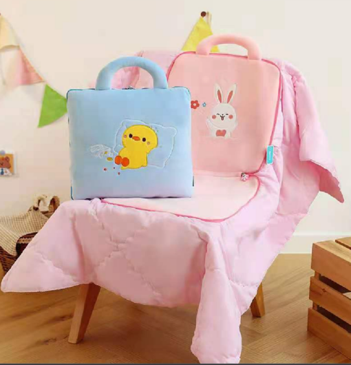 2 in 1 Multifunctional cushion quilt pillow blanket - Image 9