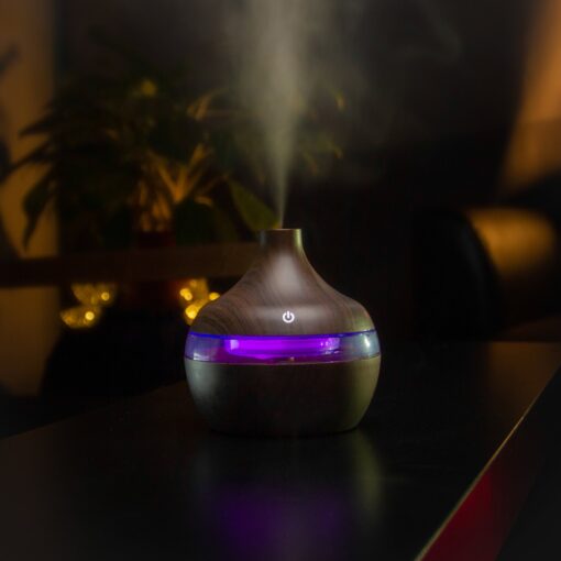 USB Electric Ultrasonic Aroma Humidifier With Optional Essential Oil Set - Image 15