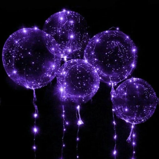 10 or 20 PCS in Pack 20 inch LED Balloon Luminous Bobo Bubble - Image 5