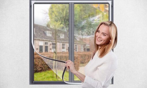 80x100 CM , 100x100 CM and 100x120 CM  Anti-Fly Magnetic Window Screen