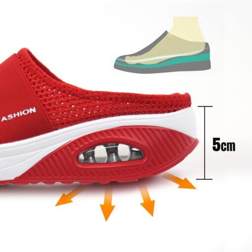 Air Cushion Slip-On Walking Shoes - Image 31