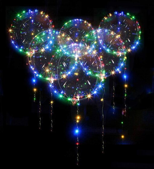 10 or 20 PCS in Pack 20 inch LED Balloon Luminous Bobo Bubble - Image 9