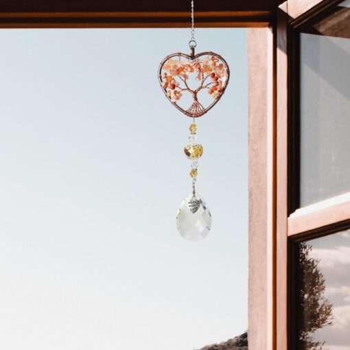 Life Pendant Heart Hanging Suncatcher - Image 10