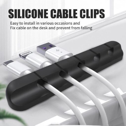 Silicone Cable Holder for Cable Organizer - Image 4