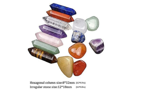 7- or 14- Pieces Crystals Kit- Chakra Crystals and Gemstones Set - Image 3