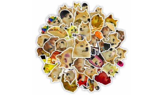 50 ,100 or 200 Pcs Stickers Funny Doge Meme Shiba Inu Waterproof Stickers - Image 12