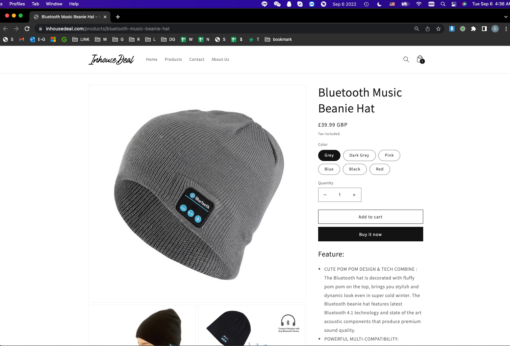 Bluetooth Music Beanie Hat - Image 20