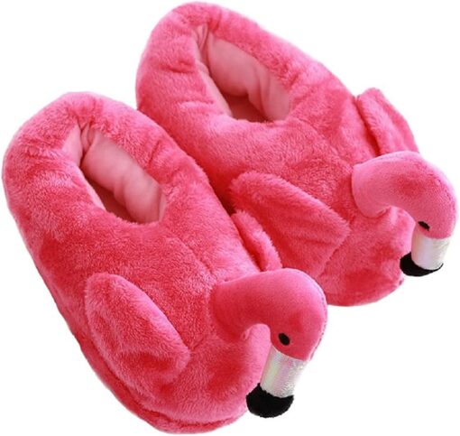 Cute Flamingo Plush Slippers - Image 11