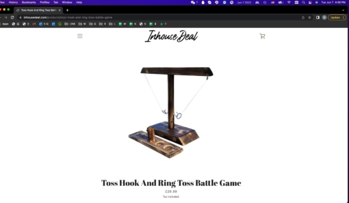 Adults Toss Hook And Ring Toss Battle Drinking Game - Image 12