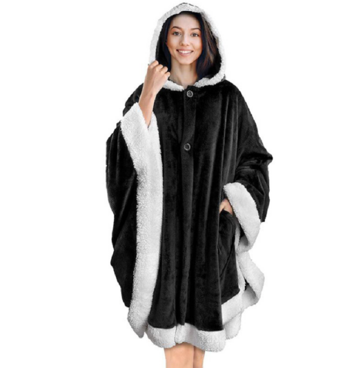 Double-Sided Hoodie Wearable Blanket - Image 5