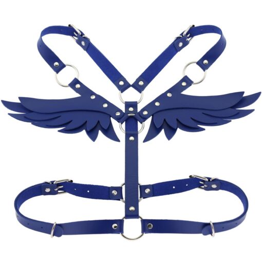 PU Leather Adjustable Chest Angel Wings - Image 11