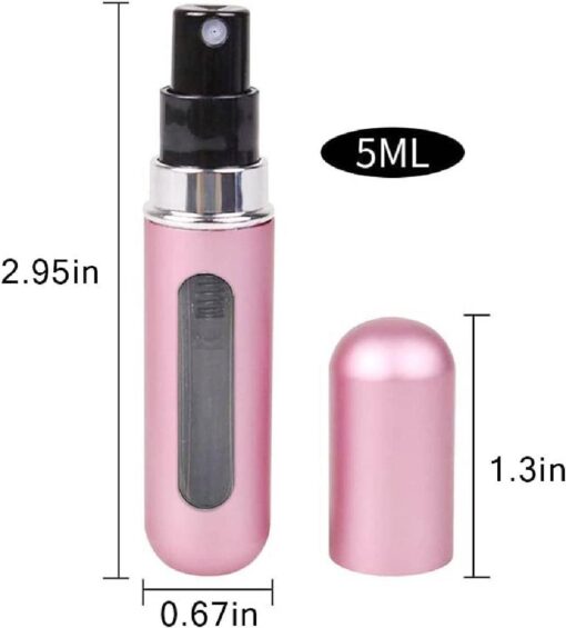 One, Two or Three 5ml  Mini Refillable Spray Portable Liquid Fragrance Bottle - Image 2