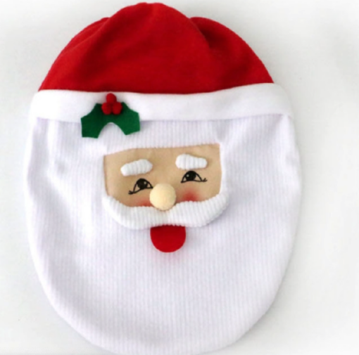 Christmas Toilet Cover Decoration Set - Image 4