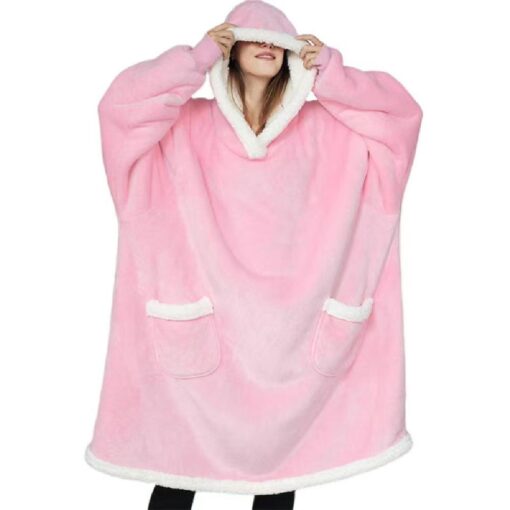 Portable 2 Pocket Style Microfiber Plush Flannel Sherpa Heated Blanke - Image 16