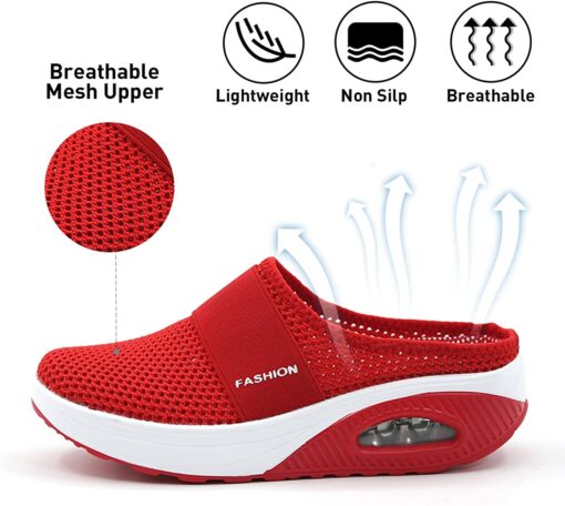 Air Cushion Slip-On Walking Shoes - Image 30