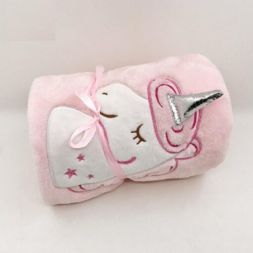 Unicorn Velvet Plush Throw Blanket - Image 3