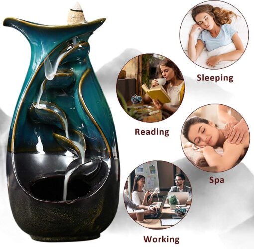 Aromatherapy Diffusers Waterfall Incense Burner - Image 9