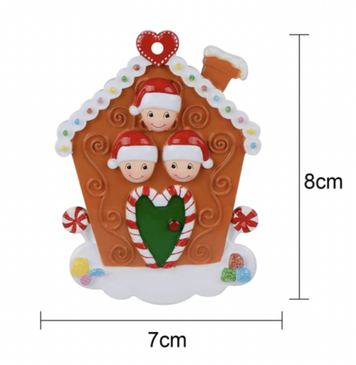 Christmas Tree Biscuit House Decoration - Image 5