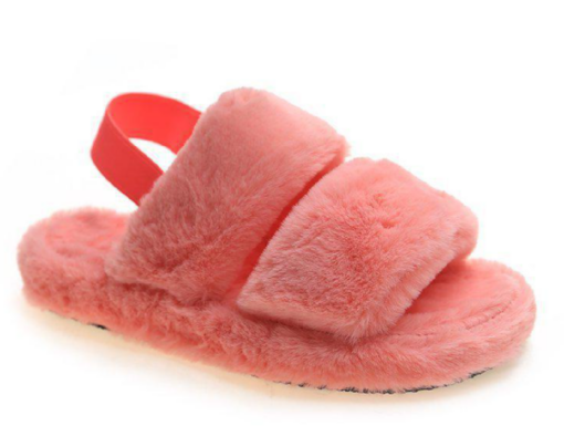 Women's Fluffy Sliders - Image 3