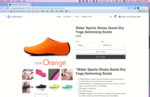 Water Sports Shoes Quick-Dry Yoga Swimming Socks - Image 4