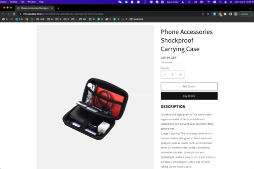 One or Two Phone Accessories Shockproof Carrying Case - Image 8