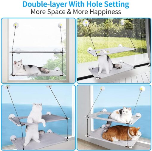 Cat Hammock with Suction Cups - Image 16