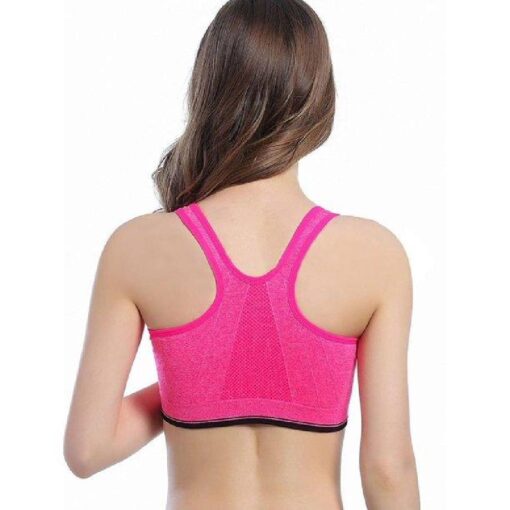 Women's Fitness Front Closure Push Up Bra - Image 32